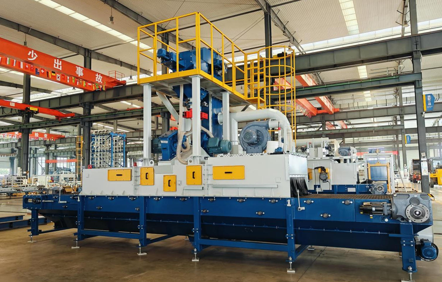 Опремата за секундарна обработка на Quangong е подложена на сеопфатна надградба за да се зајакне стандардното производство на блокови